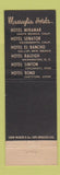 Matchbook Cover - Hotel Raleigh Washington DC Massaglia