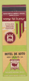 Matchbook Cover - Hotel De Soto New Orleans LA Affiliated National Hotels