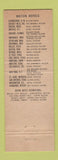 Matchbook Cover - Castellana Hilton Hotel Madrid Spain