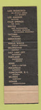 Matchbook Cover - Hotel Leopold Western Hotels Bellingham WA