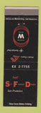 Matchbook Cover - Sir Francis Drake Hotel San Francisco CA Western Hotels