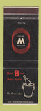 Matchbook Cover - Hotel Boise ID French Bar Western Hotels