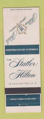 Matchbook Cover - Statler Hilton Hotel Washington DC