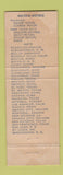 Matchbook Cover - Statler Hilton Hotel Washington DC