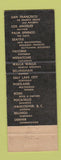 Matchbook Cover - Hotel Winthrop Tacoma WA The Sabre Room Western Hotels