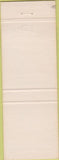 Matchbook Cover - Sherwood Gardens Restaurant Salinas CA