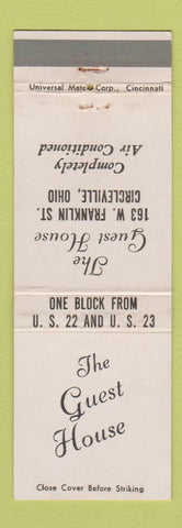 Matchbook Cover - Guest House Circleville OH WEAR