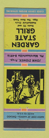Matchbook Cover - Garden State Grill Haddonfield? Merchantville NJ WEAR