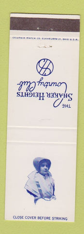 Matchbook Cover - Shaker Heights Country club