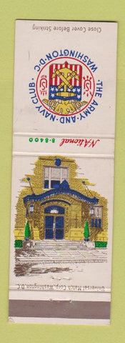 Matchbook Cover - Army and Navy Club Washington DC WEAR