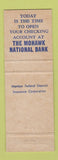 Matchbook Cover - Mohawk National Bank Schenectady NY Full Length