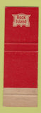 Matchbook Cover - Rock Island Railroad
