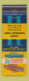 Matchbook Cover - Chapp Chevrolet Corp South Orange NJ 1960