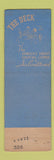 Matchbook Cover - Seneca Hotel Chicago IL WEAR