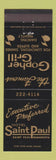 Matchbook Cover - Hotel Saint Paul St Paul MN