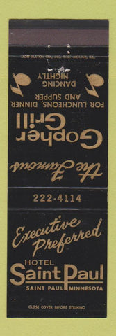Matchbook Cover - Hotel Saint Paul St Paul MN