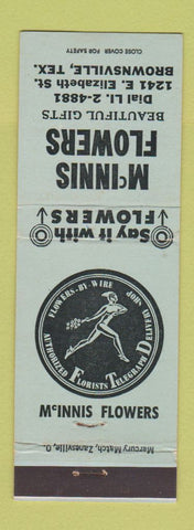 Matchbook Cover - McInnis Flowers Brownsville TX