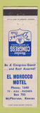 Matchbook Cover - El Morocco Motel McPherson KS