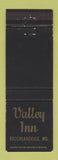 Matchbook Cover - Valley Inn Brooklandville MD