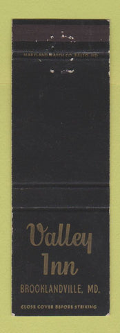 Matchbook Cover - Valley Inn Brooklandville MD
