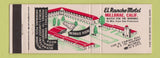 Matchbook Cover - El Rancho Motel Millbrae CA Full Length