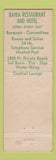 Matchbook Cover - Bahia on the Beach San Diego CA WEAR