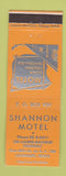 Matchbook Cover - Shannon Motel Lockhart TX
