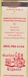 Matchbook Cover - Carlos' Liquors Port Hueneme CA