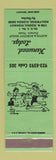 Matchbook Cover - Kenwood Lodge Hollywood FL girlie