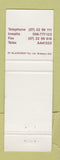 Matchbook Cover - Mayfair Crest Hotel Brisbane Australia