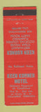 Matchbook Cover - Keen Korner Motel Columbus NE restaurant