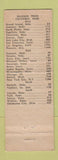 Matchbook Cover - Keen Korner Motel Columbus NE restaurant