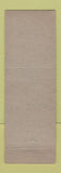 Matchbook Cover - The Spruce Hotel Philadelphia PA
