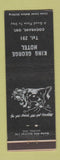 Matchbook Cover - King George Hotel Cochrane ON