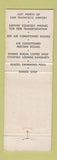 Matchbook Cover - International Inn South San Francisco CA