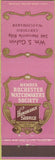 Matchbook Cover - Rochster NY Watchmaker Society