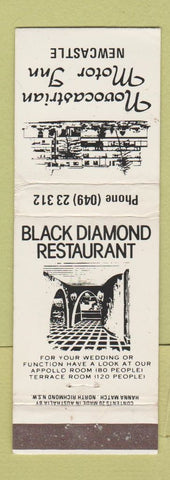 Matchbook Cover - Novocastrian Motor Inn Newcastle Australia WEAR