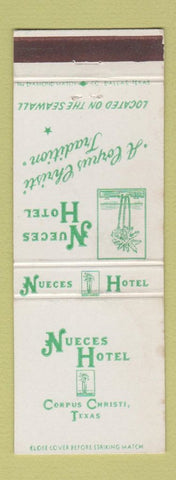 Matchbook Cover - Nueces Hotel Corpus Christi TX