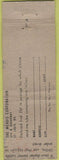 Matchbook Cover - Utilite roadside repair warning light