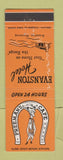 Matchbook Cover - Freeman's Cafe Evanston House Evanston WY