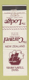 Matchbook Cover - Shaw Savill Inns Caravel Rotorua Wellington New Zealand