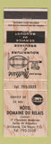 Matchbook Cover - Gulf oil gas Hotel Domaine Du Relais Bagot QC