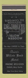 Matchbook Cover - Truro's Willow Bend Motel Truro NS