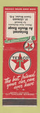 Matchbook Cover - Texaco oil gas Restaurant Au Moulin Rouge St Leonard QC WEAR