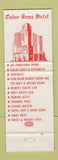 Matchbook Cover - Tudor Arms Hotel Cleveland OH