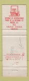 Matchbook Cover - Hotel Ixtapan Nueva Ixtapan Mexico