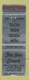 Matchbook Cover - Inn Crown Bar billiards Van Nuys CA WEAR