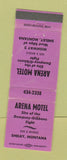 Matchbook Cover - Arena Motel Shelby MT
