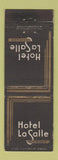 Matchbook Cover - Hotel LaSalle Chicago IL