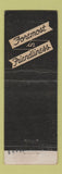 Matchbook Cover - Hotel LaSalle Chicago IL